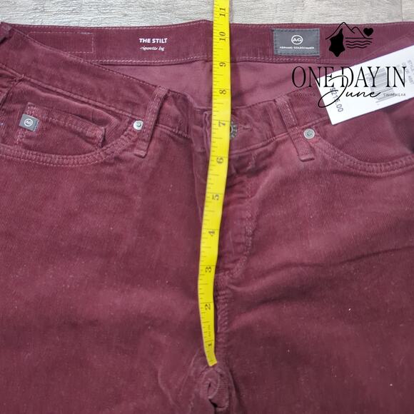 Adriano Goldschmied The Stilt Cigarette Leg Corduroy Pants Size 27 (4) - Picture 4 of 6